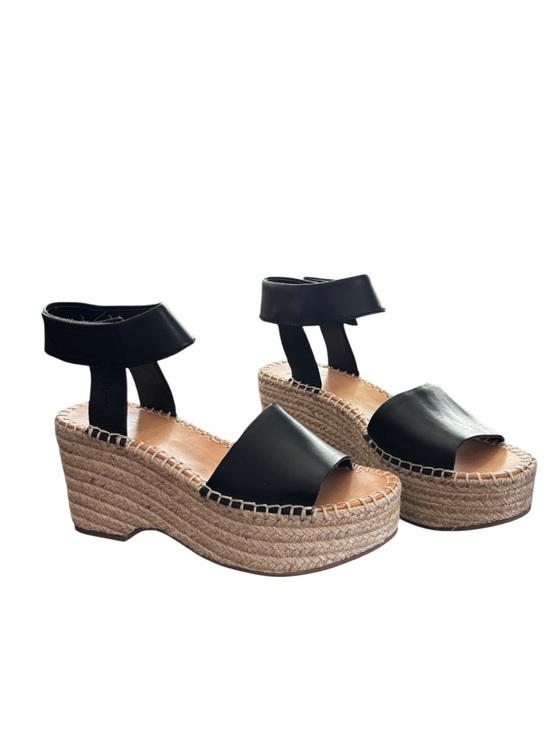 NWT Frye and Co Amber Espadrille Wedge Frye in Black Sz 5.5 Platform Boho - Picture 14 of 14